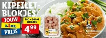 Lidl Kipfiletblokjes aanbieding