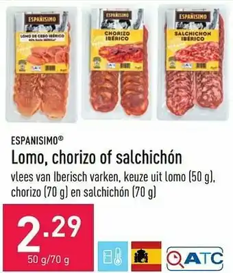 Lomo, chorizo of salchichón
