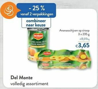 OKay Del monte ananasschijven op siroop aanbieding