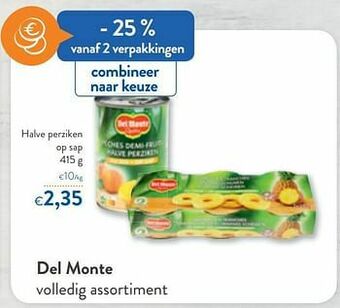 OKay Del monte halve perziken op sap aanbieding