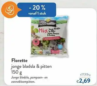 OKay Florette jonge bladsla + pitten aanbieding