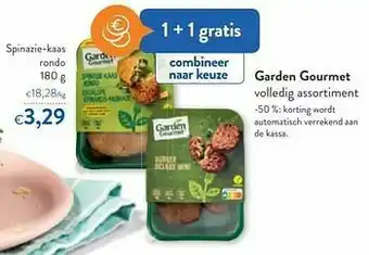 OKay Garden gourmet spinazie-kaas rondo aanbieding