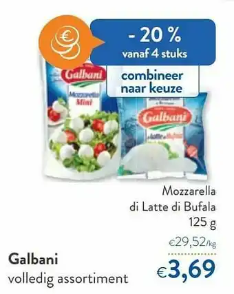 OKay Galbani mozzarella di latte di bufala aanbieding