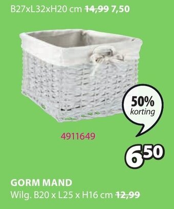 Jysk Gorm Mand aanbieding