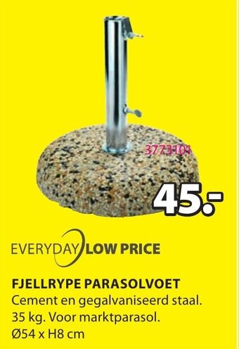 Jysk Fjellrype Parasolvoet aanbieding
