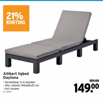 GAMMA Allibert Ligbed Daytona aanbieding