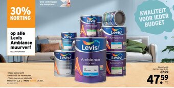 GAMMA Levis Ambiance Muurverf aanbieding