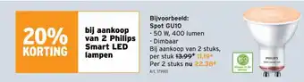GAMMA Philips Spot GU10 aanbieding