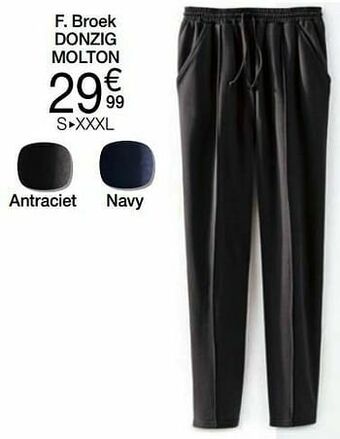 Damart Broek donzig molton aanbieding
