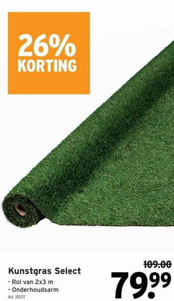 GAMMA Kunstgras Select aanbieding