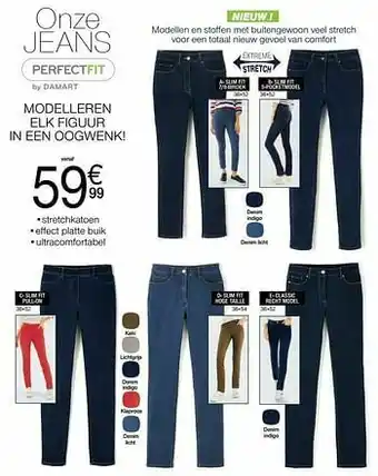 Damart Onze jeans aanbieding