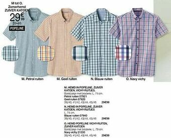 Damart Zomerhemd zuiver katoen aanbieding