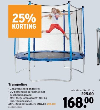 GAMMA Trampoline aanbieding