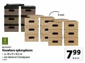 Vouwbare opbergdozen