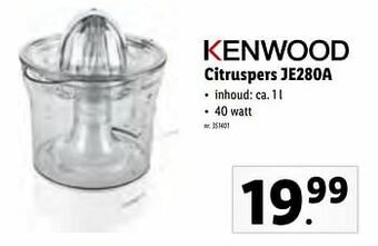 Kenwood citruspers je280a
