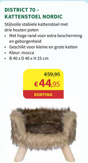 Horta District 70 Kattenstoel Nordic aanbieding