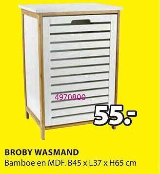 Jysk Broby Wasmand aanbieding