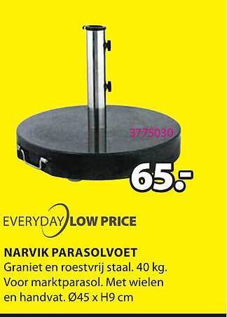 Jysk Narvik Parasolvoet aanbieding