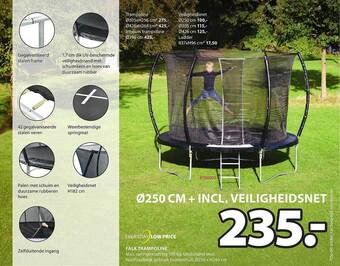 Jysk Falk Trampoline aanbieding