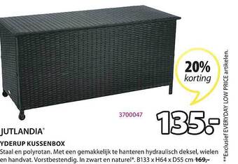 Jysk Yderup Kussenbox aanbieding