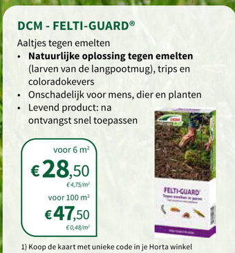 Horta DCM - Felti-Guard aanbieding