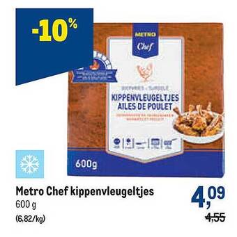 Makro Metro Chef Kippenvleugeltjes aanbieding