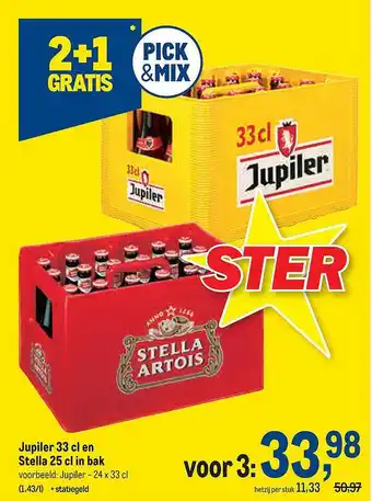 Jupiler 33 Cl En Stella 25 Cl In Bak