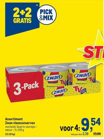 Makro Assortiment Zwan Vleesconserven aanbieding