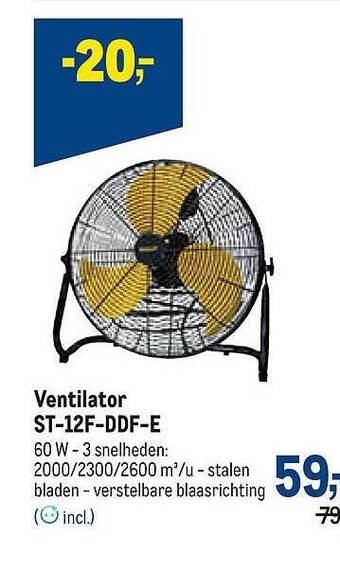 Makro Ventilator aanbieding
