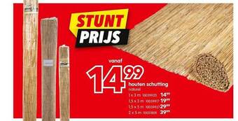 Yess Houten Schutting aanbieding