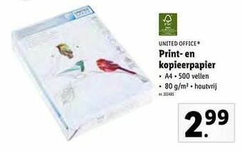 Lidl Print- en kopieerpapier aanbieding