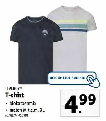 Lidl T-shirt aanbieding