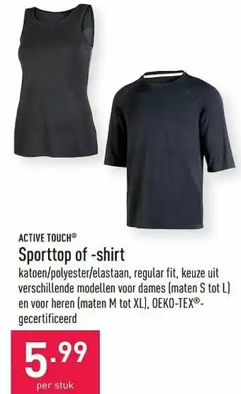 Sporttop of -shirt