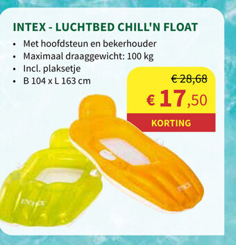 Horta Intex - Luchtbed Chill'N Float aanbieding