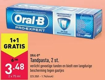 ALDI Tandpasta aanbieding