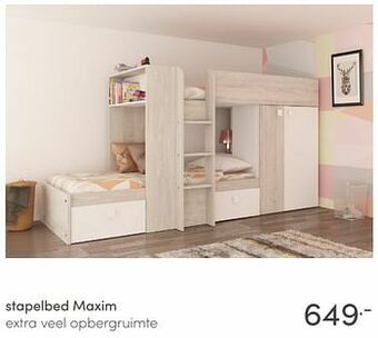 Stapelbed maxim