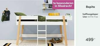 Baby & Tiener Bopita halfhoogslaper lisa rechte trap aanbieding