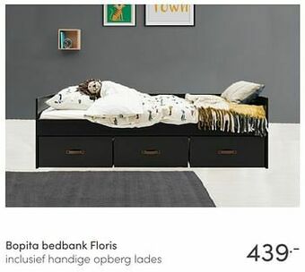 Baby & Tiener Bopita bedbank floris aanbieding