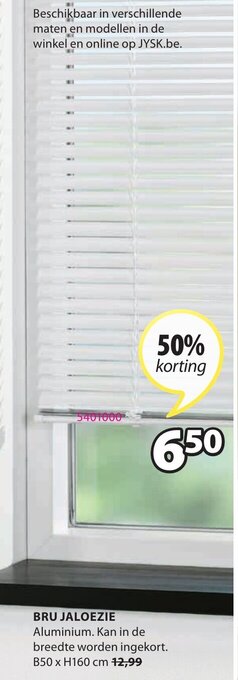 Jysk Bru Jaloezie aanbieding