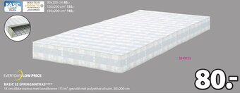 Jysk Basic S5 Springmatras aanbieding