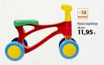 Plastic loopfietsje