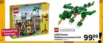 Intertoys Lego creator middeleeuws kasteel 31120 aanbieding