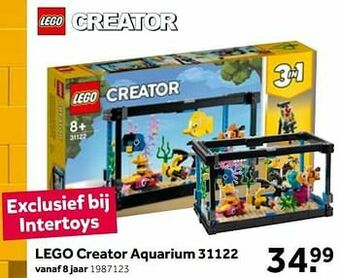 Intertoys Lego creator aquarium 31122 aanbieding