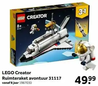 Intertoys Lego creator ruimteraket avontuur 31117 aanbieding