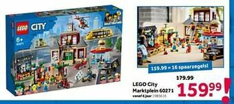 Intertoys Lego city marktplein 60271 aanbieding