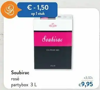 OKay Soubirac rosé partybox aanbieding