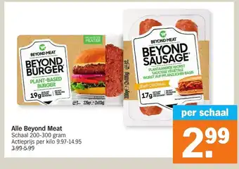 Albert Heijn Alle beyond meat 200-300g aanbieding