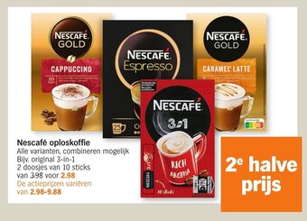 Albert Heijn Nescafe oploskoffie aanbieding