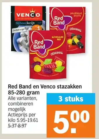 Red Band en Venco stazakken 85-280g
