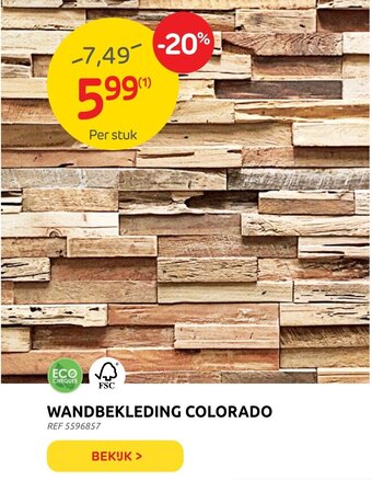 Wandbekleding Colorado